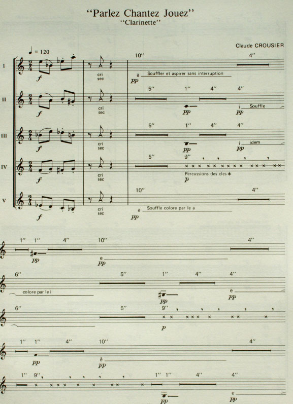 ENSEMBLES DE CLARINETTES