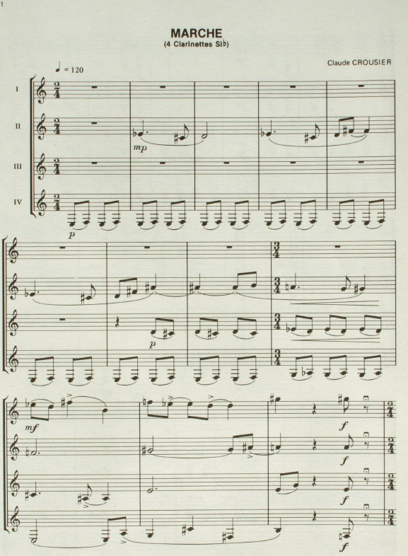 ENSEMBLES DE CLARINETTES