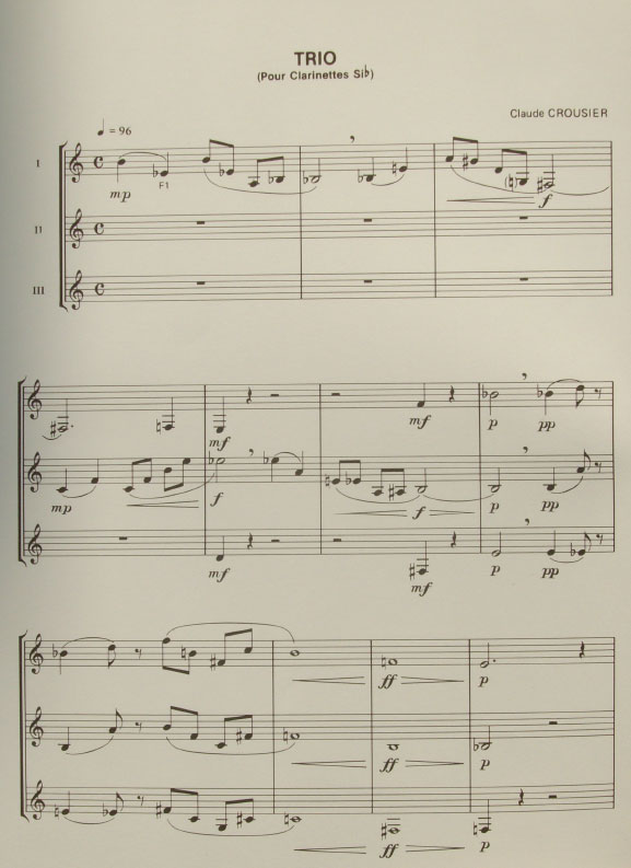 ENSEMBLES DE CLARINETTES